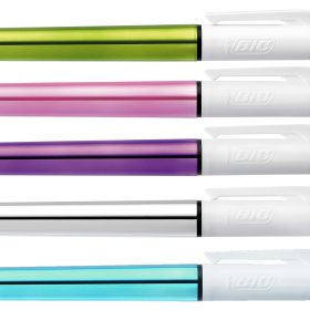 BIC Kugelschreiber Shine 1mm 902128 4-farbig, 20 Stück