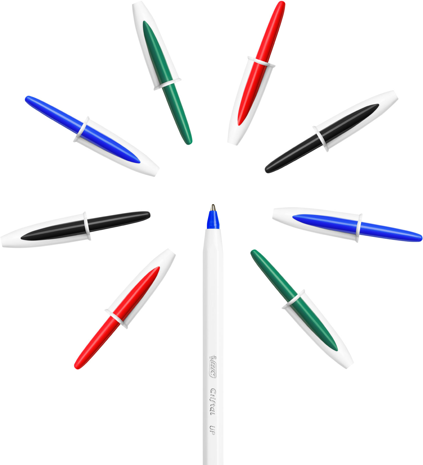 BIC-Cristal Bicolor 1.2 Classic-Ink-Assorted Colours-Blue-Red-Gr BIC Cristal Up Classic 949871 4 Stück – Hochwertig & günstig bei ShopDeca