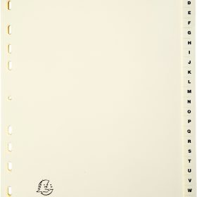 BIELLA Kartonregister A4 1126E elfenbein A-Z 26-teilig