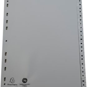 BIELLA Register PP A4 1726E grau A-Z 26-teilig