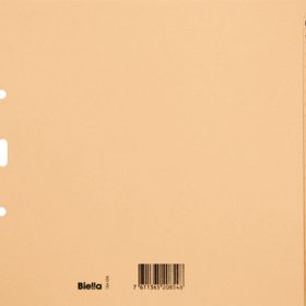BIELLA Kartonregister A4 3/4 H. 19442400U braun A-Z 24-teilig
