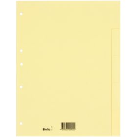 BIELLA Kartonregister A4 19640500U gelb 5-teilig