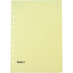 BIELLA Kartonregister A4 19641000U gelb 10-teilig