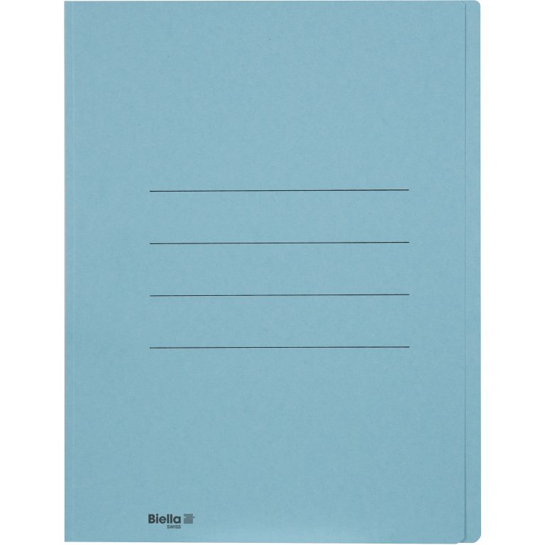 BIELLA Einlagemappe A4 25040005U blau 240g/m2 100 Stück