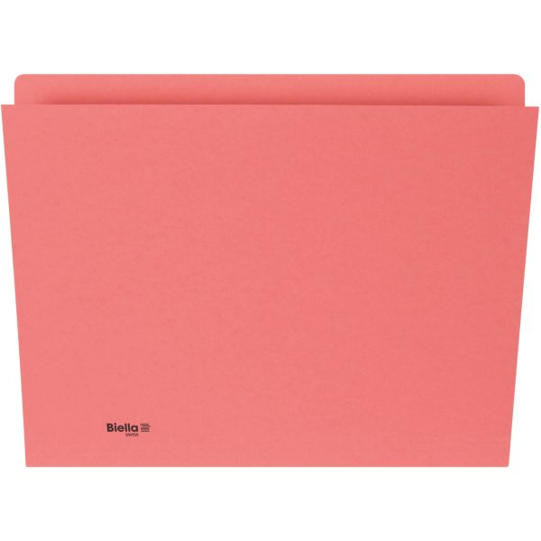 BIELLA Vertikalmappe A4 25543245U rot 320g 100 Stück