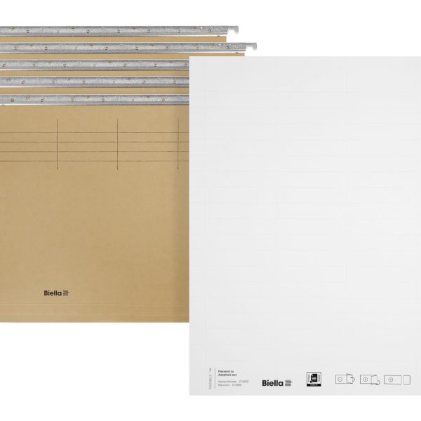 BIELLA Hängemappen-Set A4 26945500U oliv 32x25cm 5 Stück