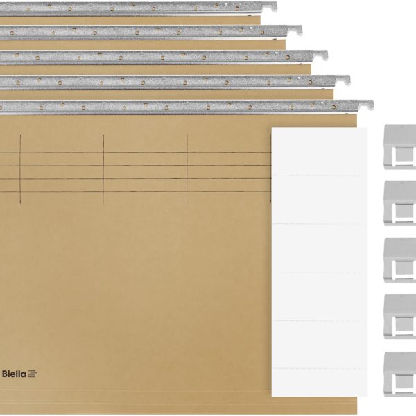 BIELLA Hängemappen-Set A4 27045600U olive 32x26cm 5 Stück