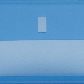 BIELLA Klarsichthülsen 60x30mm 27360205U blau 25 Stück