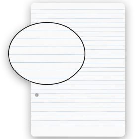 BIELLA Einlageblätter A5 45052100U weiss,liniert, 2-Loch 100Bl.