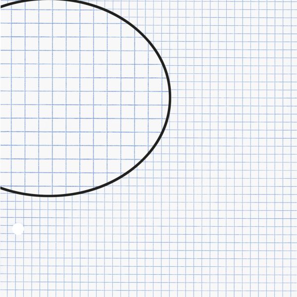 BIELLA Einlageblätter A5 45052400U weiss,kar. 4mm,2-Loch 100Bl.