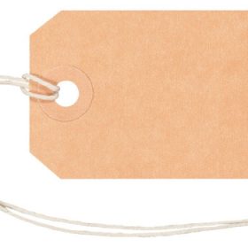 BIELLA Anhänge-Etiketten 35x55mm 56105500U braun 50 Stück