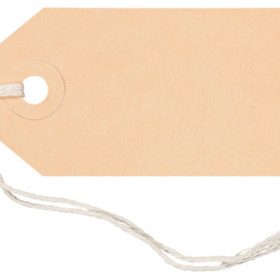 BIELLA Anhänge-Etiketten 45x90mm 56109000U braun 50 Stück