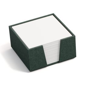BIGSO BOX OF SWEDEN Zettelkasten James 110x110mm 2711C5901 Leinen, dunkelgrün