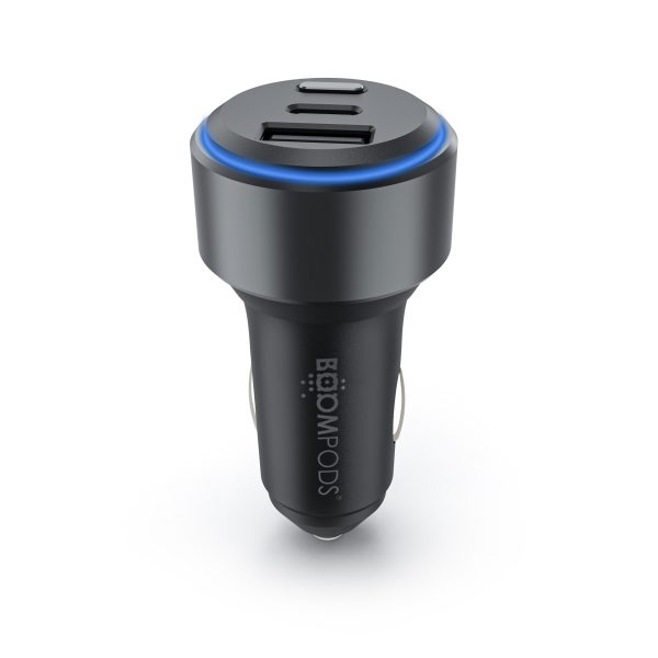 BOOMPODS Boomtag Car Charger TCARUN Universal grey
