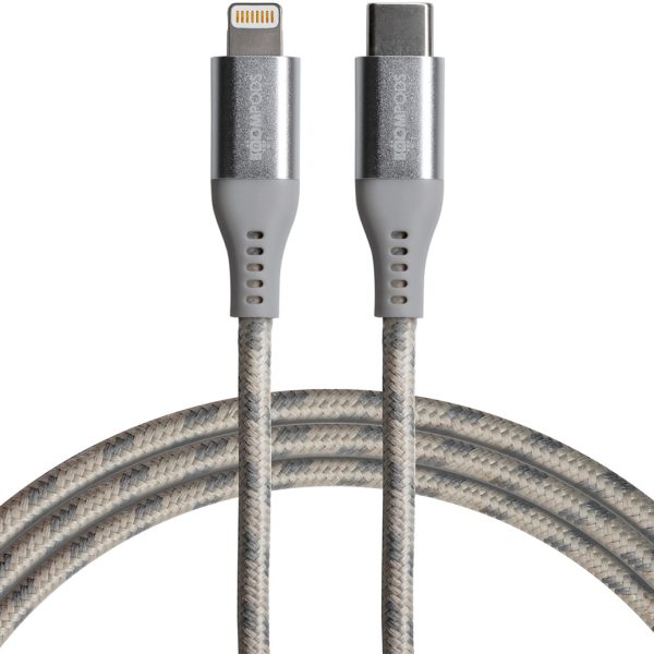BOOMPODS Tide USB- C-Lightning Cable TCCATI 1.5m,titanium