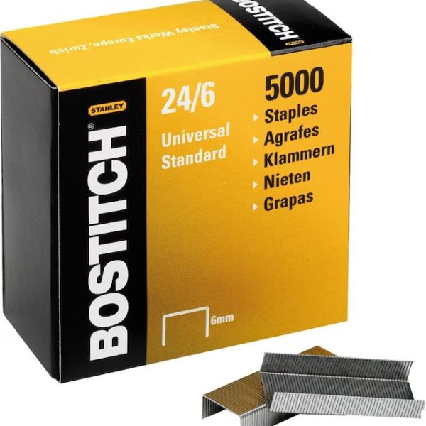 BOSTITCH Heftklammern 24/6 mm 2465MGAL 5000 Stück