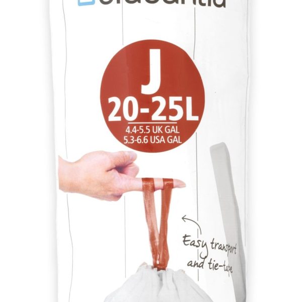 BRABANTIA Kehrichtsäcke PerfectFit 115585 25L, Rolle à 20 Stk.