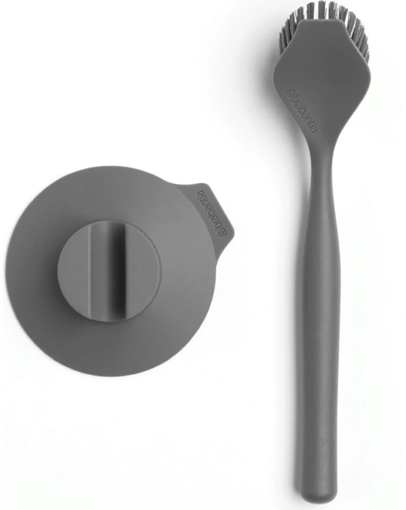 BRABANTIA-117589-8710755117589 BRABANTIA Spülbürste Sink side 117589 Dunkelgrau – Hochwertig & günstig bei ShopDeca