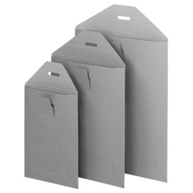 BRIEGER Versandtaschen 357x480mm 54132 grau, 500g 50 Stück