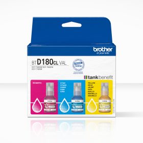 BROTHER Tintenflasche Multipack CMY BTD180CLVAL DCP-T580DW 5000 Seiten