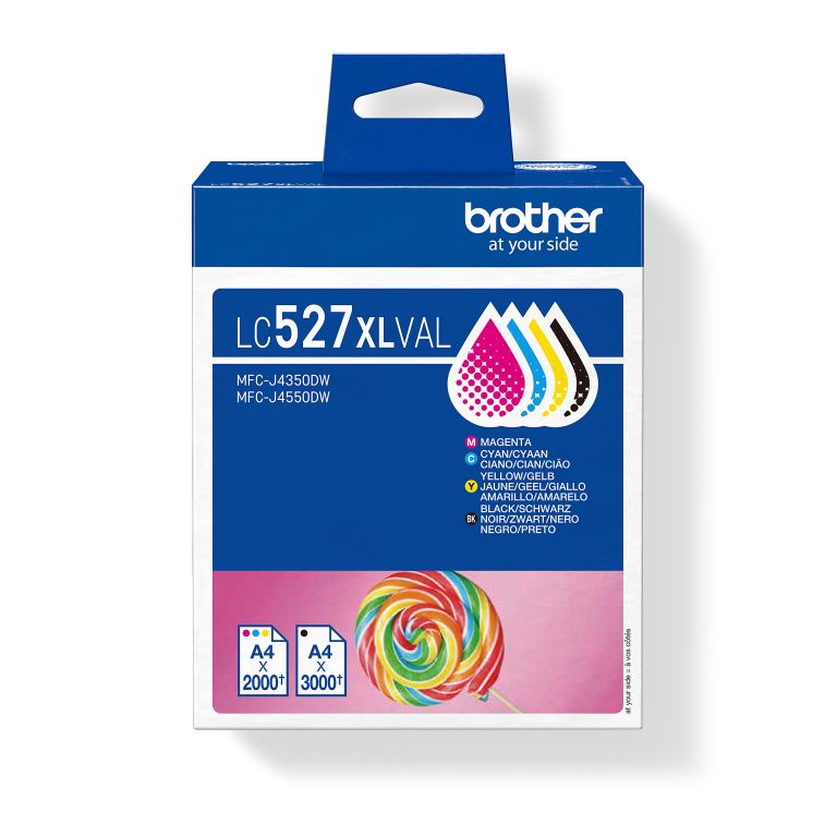 BROTHER Valuepack Tinte CMYBK LC-527XLVAL MFC-J4350DW 2000/3000 Seiten