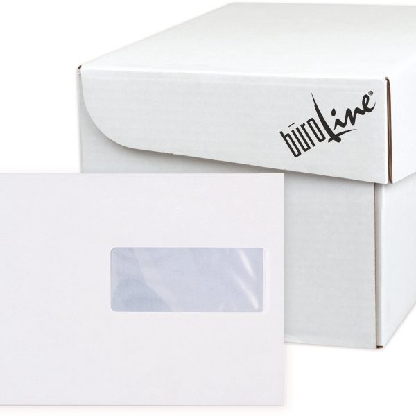 BÜROLINE Couvert m/Fenster rechts C5 103487 100g, weiss 500 Stück