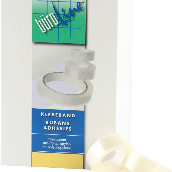 BÜROLINE Klebeband 19mmx10m 131252 transparent, reissfest