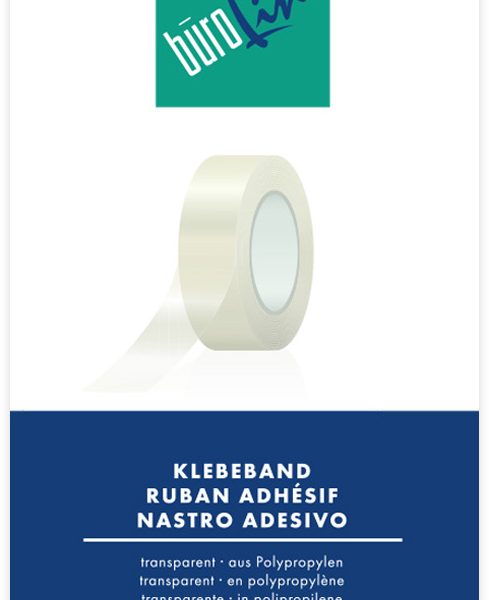 BÜROLINE Klebeband 12mmx33m 131253 transparent, reissfest