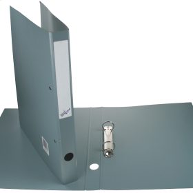 BÜROLINE Ringbuch 3cm 15140325PE1U grau 2-Ring A4