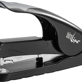 BÜROLINE Heftgerät Easy-Push L 166989 schwarz 20 Blatt
