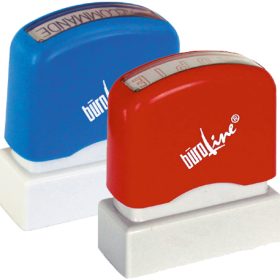 BÜROLINE Stempel GEBUCHT 167043 rot