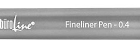 BÜROLINE Fineliner Clip 0,4mm 223082 gelb