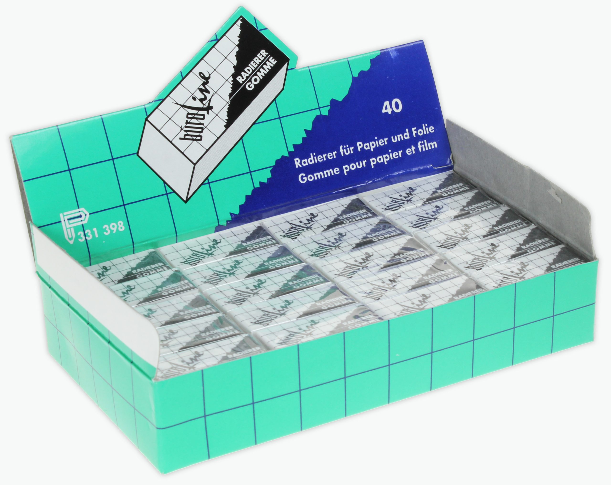 BUEROLINE-331398-7612532012340 BÜROLINE Radierer 331398 32x15x10mm – Hochwertig & günstig bei ShopDeca