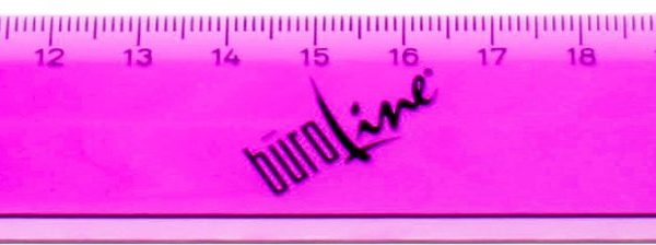 BÜROLINE Massstab 30cm 375939 violett/transparent