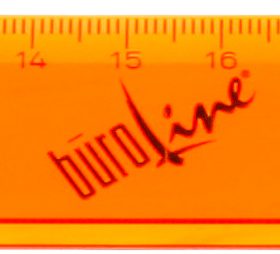 BÜROLINE Massstab 30cm 375940 orange/transparent