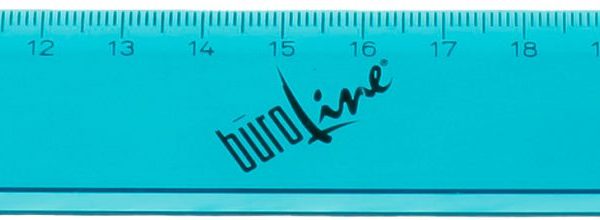 BÜROLINE Massstab 30cm 375941 türkis/transparent