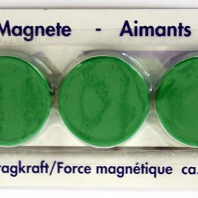 BÜROLINE Magnet 37 mm 392633 grün 4 Stück