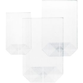 BÜROLINE Kreuzboden-Beutel 165×270mm 423054 transparent 100 Stück