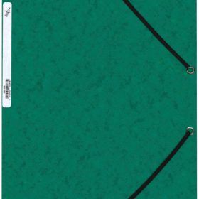 BÜROLINE Gummibandmappe A4 460695PE1U grün, Karton