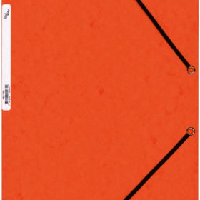 BÜROLINE Gummibandmappe A4 460696PE1U orange, Karton