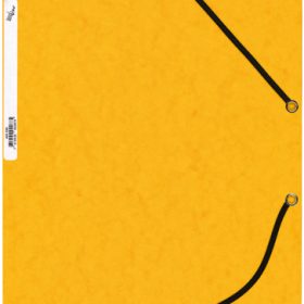 BÜROLINE Gummibandmappe A4 460698PE1U gelb, Karton