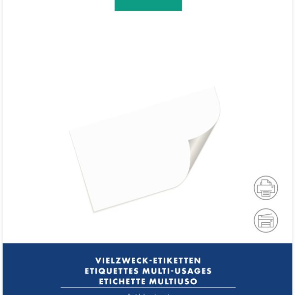 BÜROLINE Etiketten 38,1x21,1mm 500057 weiss 6500 Stück