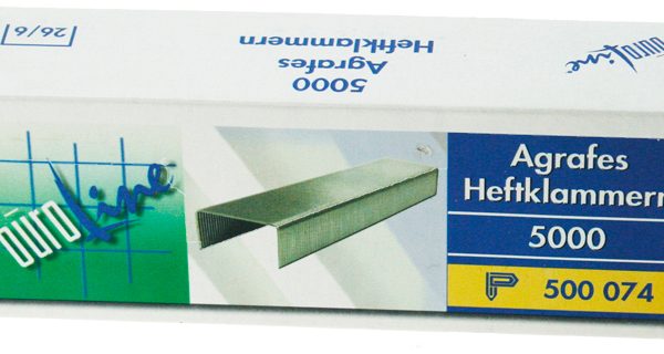 BÜROLINE Heftklammern 26/6mm 500074 5000 Stück