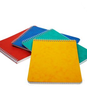 BÜROLINE Spiralheft ass. 11,1×7,6cm 540202 kariert,4mm, 80g 48 Blatt