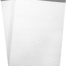 BÜROLINE Büroblock weiss A7 572004 kariert,4mm,65g 60 Blatt/4 St.
