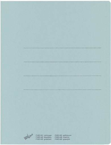 BÜROLINE Einlagemappe Recycling A4 603442 blau 240g/m2 100 Stück