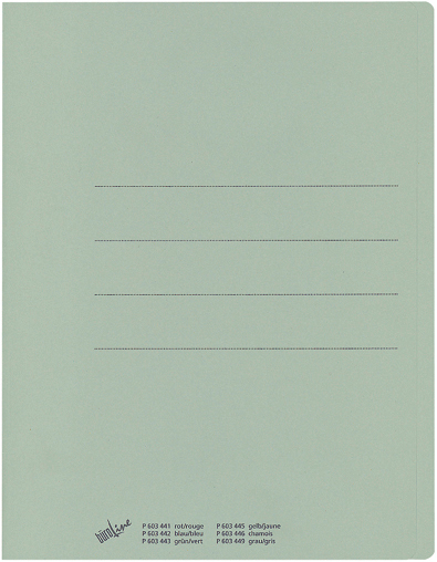 BÜROLINE Einlagemappe Recycling A4 603443 grün 240g/m2 100 Stück