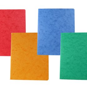 BÜROLINE Pressspanheft ass. 17,5x22cm 610020 kariert, 4mm, 80g 48 Blatt