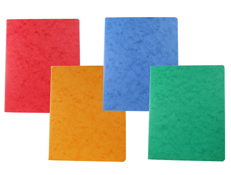 BUEROLINE-610025-7612532021892 BÜROLINE Pressspanheft ass. 17,5x22cm 610025 kariert, 5mm, 80g 48 Blatt – Bild 1