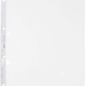 BÜROLINE Zeigetaschen PVC 140my A4 620210 transparent glatt 100 Stück